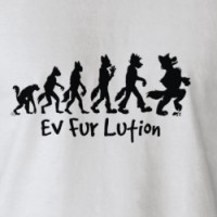 EvFurLution with Text T-shirt