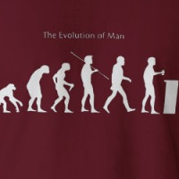 Evolution of Man (White) T-shirt