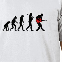 Guitar player evolution T-shirt